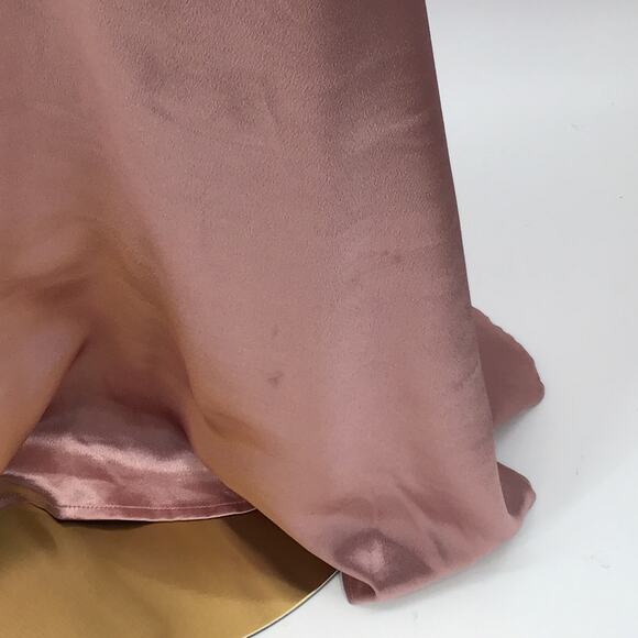 LULU'S SZ M Pink On the Guest List Mauve One-Shoulder Neck Maxi Dress NEW B97 - Picture 10 of 11